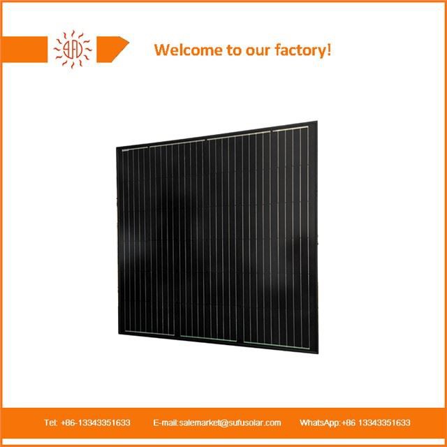 Paneles solares todo negro