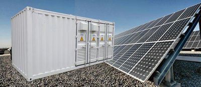 Sistema solar para la casa de contenedores