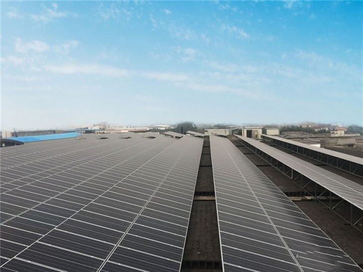 Sistema solar para fábrica